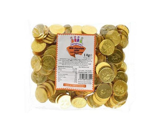 MVS Wholesale Monedas de Chocolate con Leche - Bolsa de 1 kg