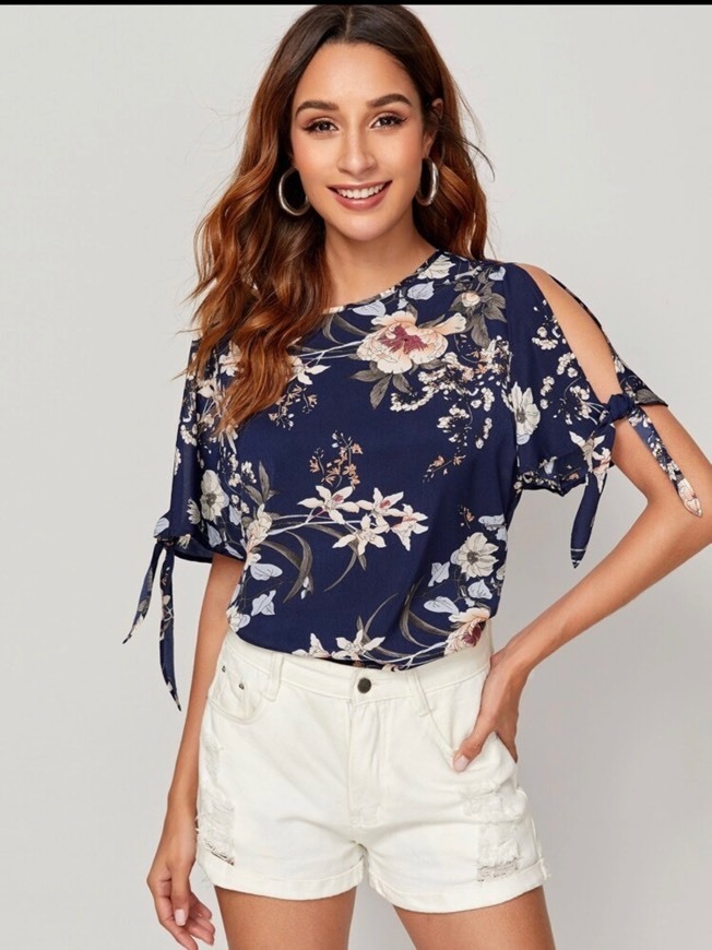 Producto Blue flower blouse 