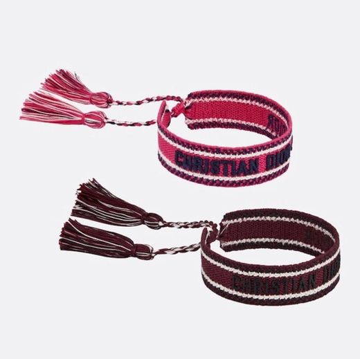 DIOR bracelets pink
