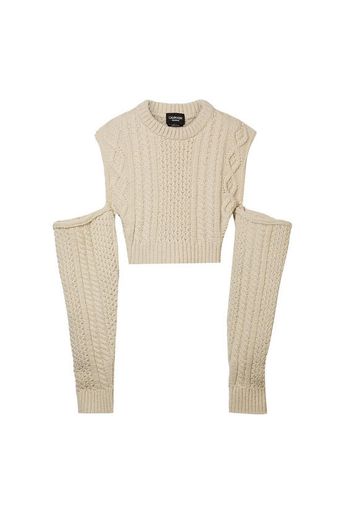 CALVIN KLEIN cold-shoulders knit 