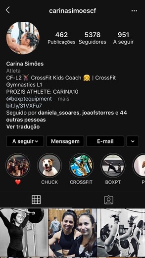 CARINA SIMÕES PERSONAL TRAINER CROSS FIT