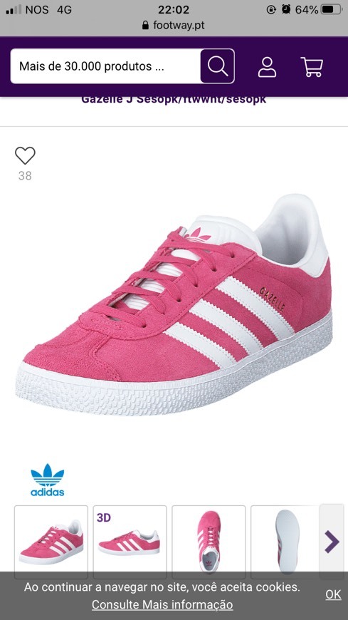 Product Gazelle rosa 