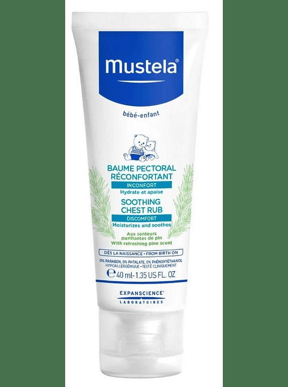 Productos Mustela bebé bálsamo reconfortante peito