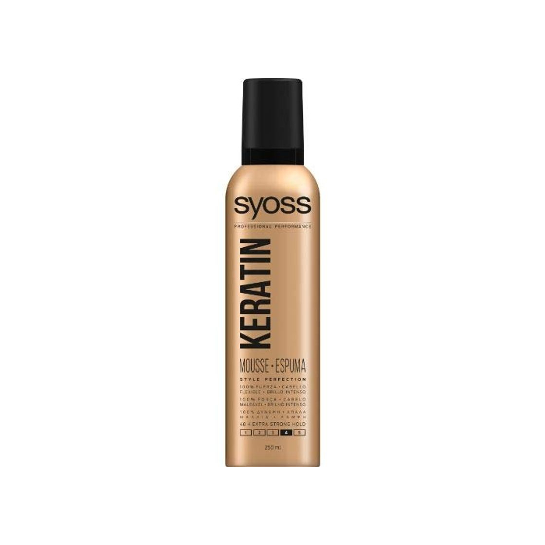 Product Syoss Keratin Mousse Flexible Y Brillo 250 Ml 250 ml