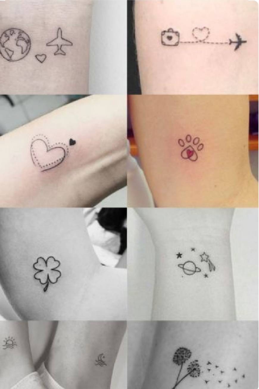 Fashion Tatuagens simples