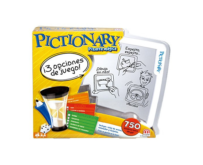 Producto Mattel Games Pictionary pizarra mágica, juego de mesa infantil