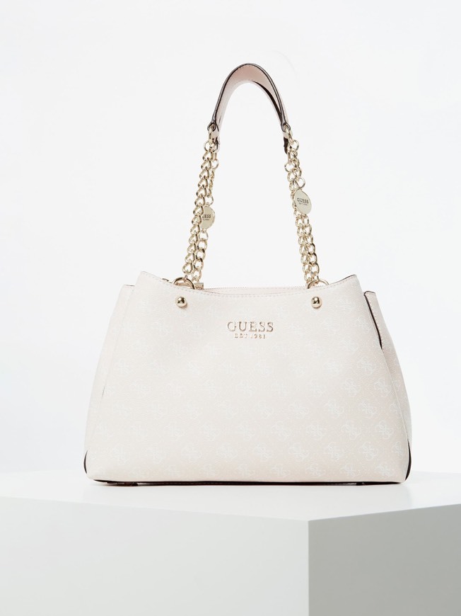 GUESS- LORENNA 4G LOGO SHOULDER BAG