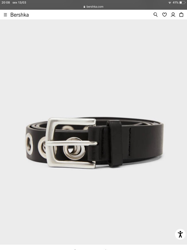 Social Cinto com eyelets 