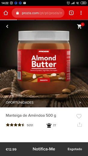 Manteiga de amêndoa