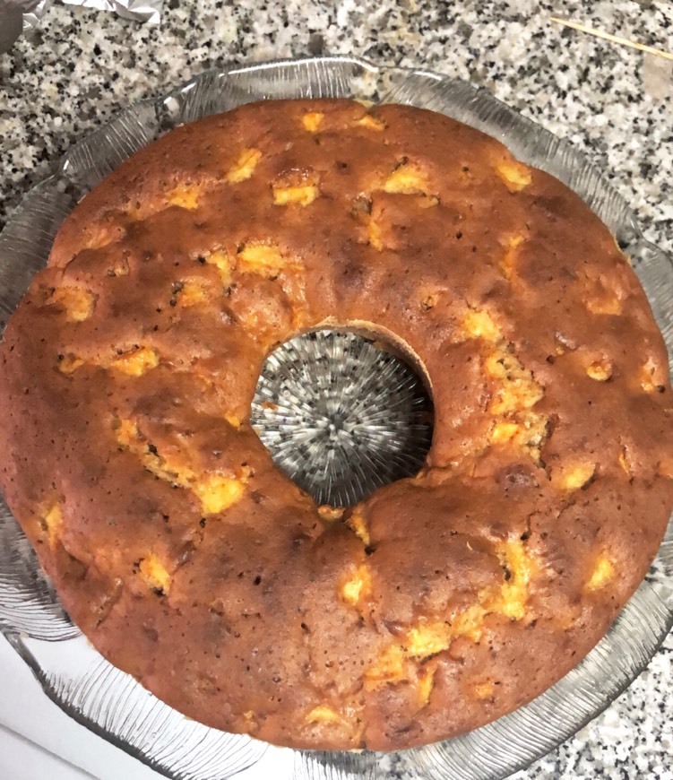 Social Bolo de Maçã e Canela 