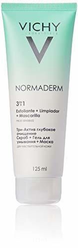 VICHY Normaderm 3 en 1 Exfoliante+Limpiador+Mascarilla 125 ml