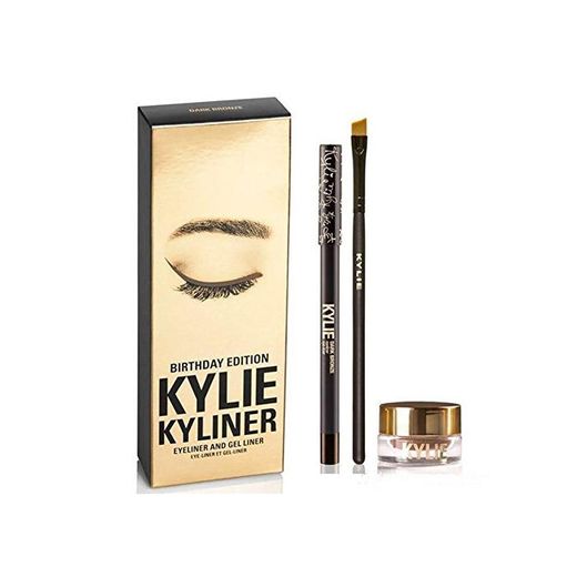 Kylie kyliner Kit Birthday Edition Eyeliner and Gel Liner – Dark Bronce