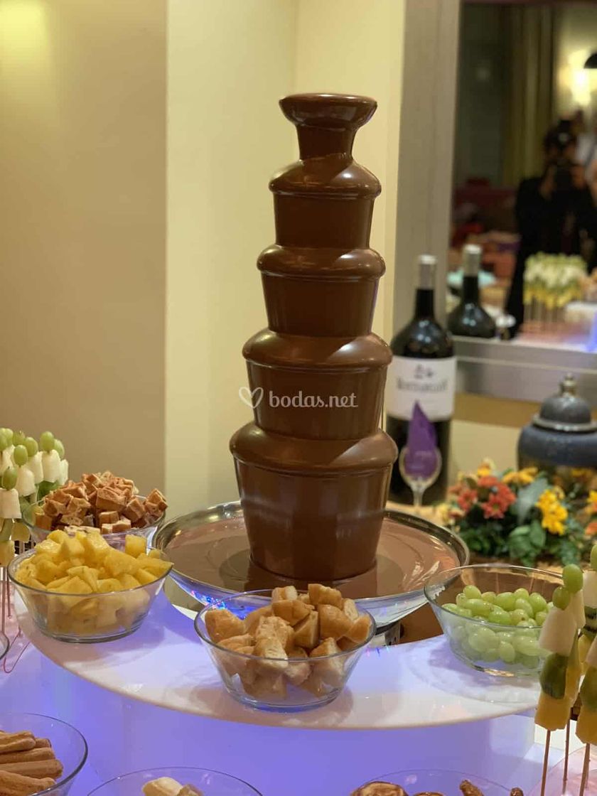 Lugar fondue chocolate málaga