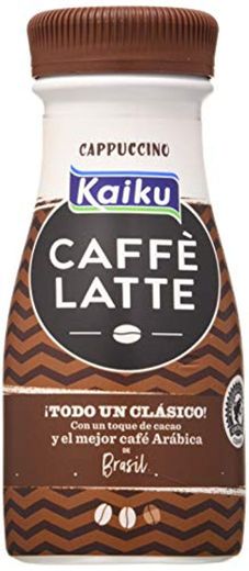 Kaiku Café UHT Cappuccino - Paquete de 6 x 200 gr -