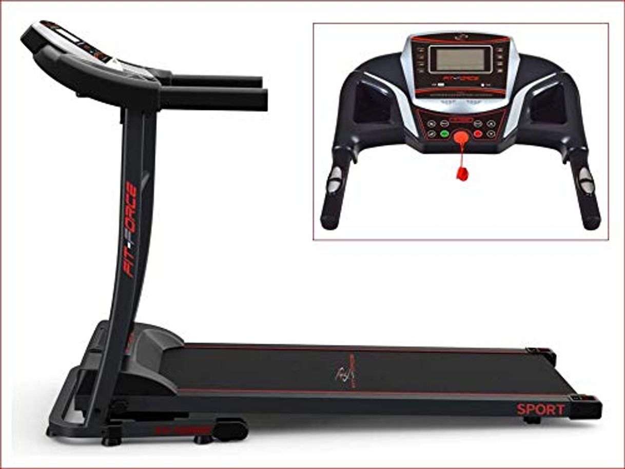 Social FIT-FORCE Cinta de Correr Plegable 1600W Velocidad hasta 15KM con Entrada de