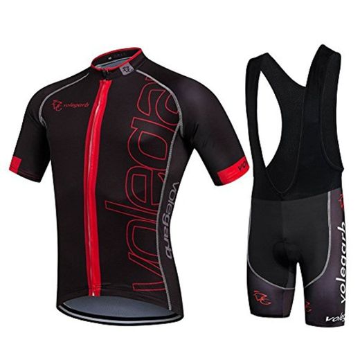 Cornasee Ropa Ciclismo Verano para Hombre Ciclismo Maillot y Culotte Pantalones Cortos