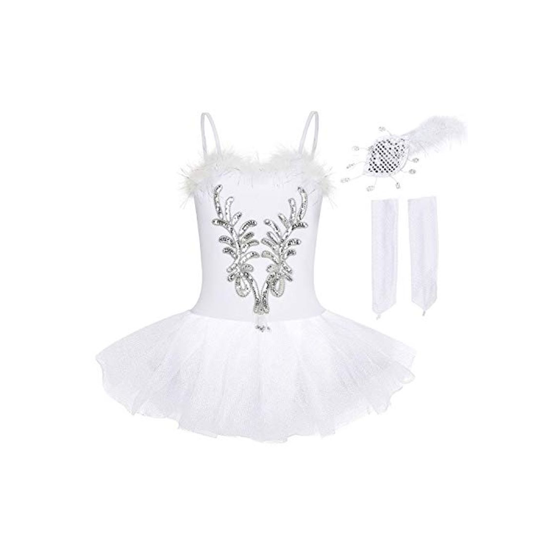 Social FONLAM Vestido Maillot de Ballet Tutú Niña