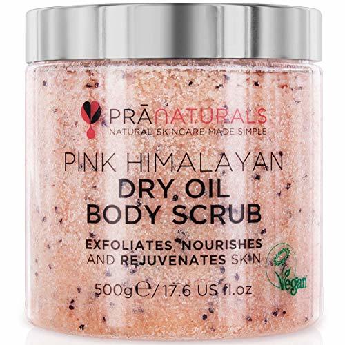 Social Exfoliante corporal PraNaturals de Sal rosada del Himalaya 500g