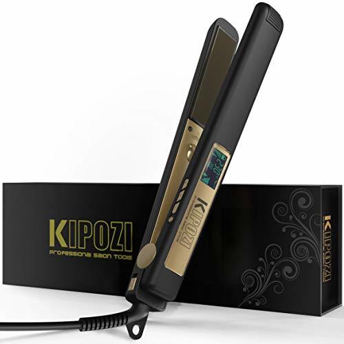 Social Plancha Pelo Profesional de KIPOZI, hasta 230ºC, recubrimiento de titanio, perfecta para
