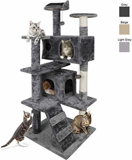  Microdermabrasion 53 Inches Multi-Level Cat Tree Stand Hou
