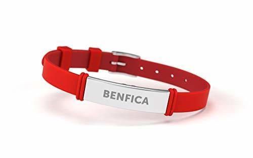 Pulseiras benfica com relevo  