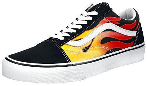 Vans Old Skool Flame Zapatillas negro/rojo EU42