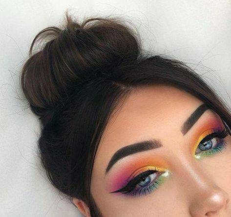 Fashion Rainbow makeup