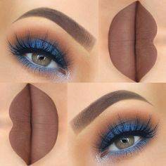 Fashion Blue makeup