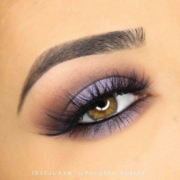 Fashion Soft purple makeup