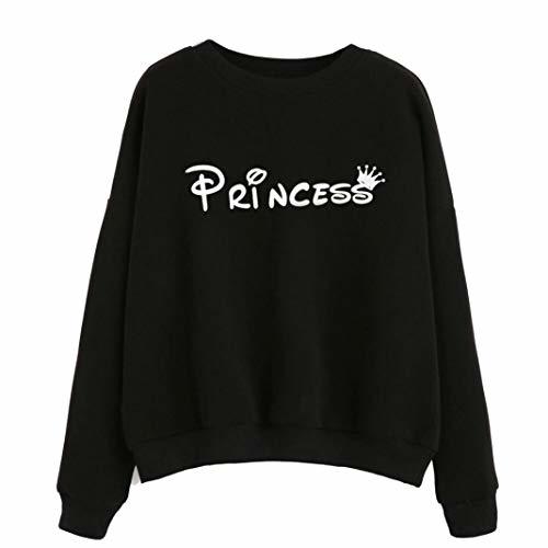 Moda Overdose Sudadera Mujeres Manga Larga Blusa Carta Imprimir Sudadera Pullovers OtoñO CáLido