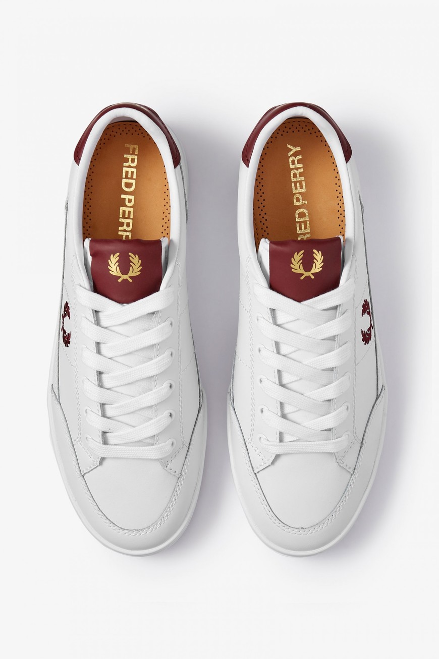 Fashion Fred Perry Deuce em Pele