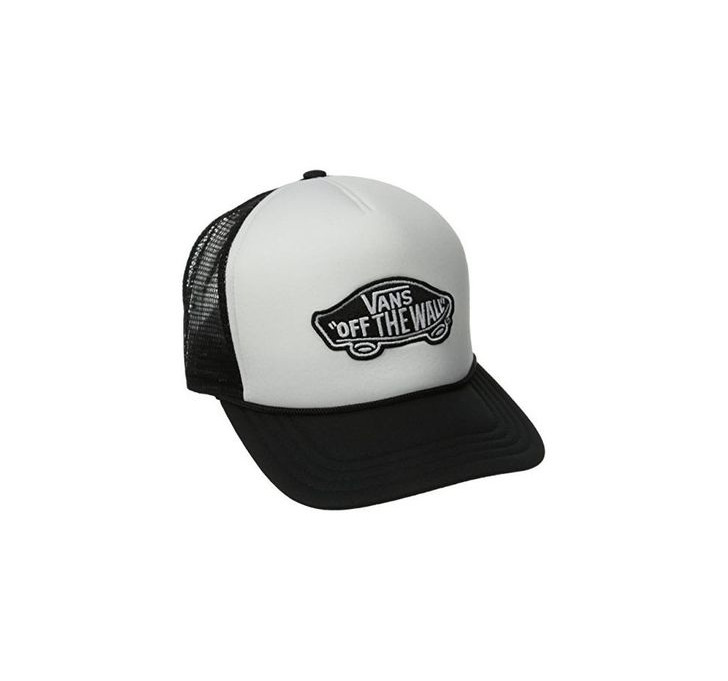 Social Vans Herren Classic Patch Trucker Baseball Cap, Weiß
