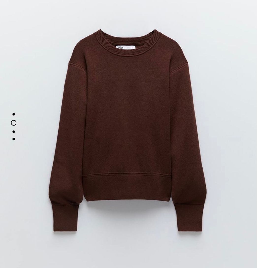 Social Sweatshirt Malha Castanho