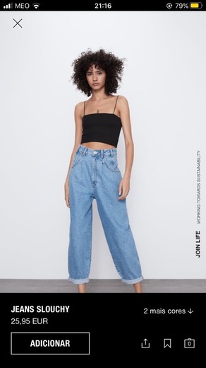 jeans slouchy zara 🥰