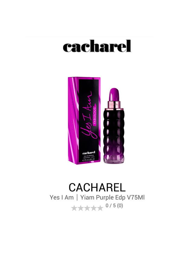 Product Perfume cacharel 