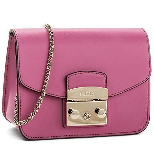 Furla bolso con bandolera mujer en piel nuevo metropolis fuxia