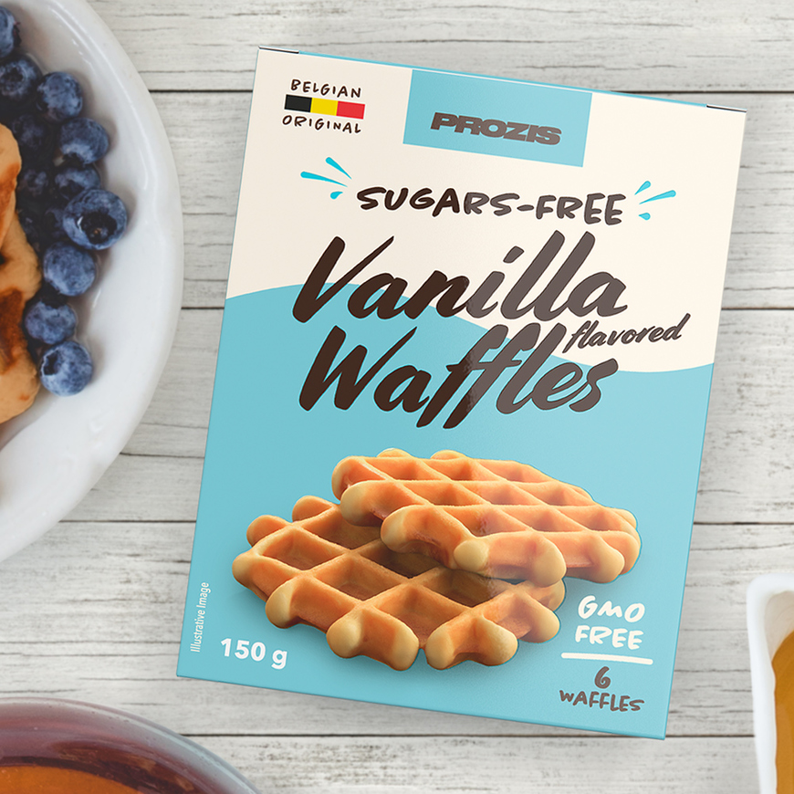 Product Waffles com sabor a Baunilha 