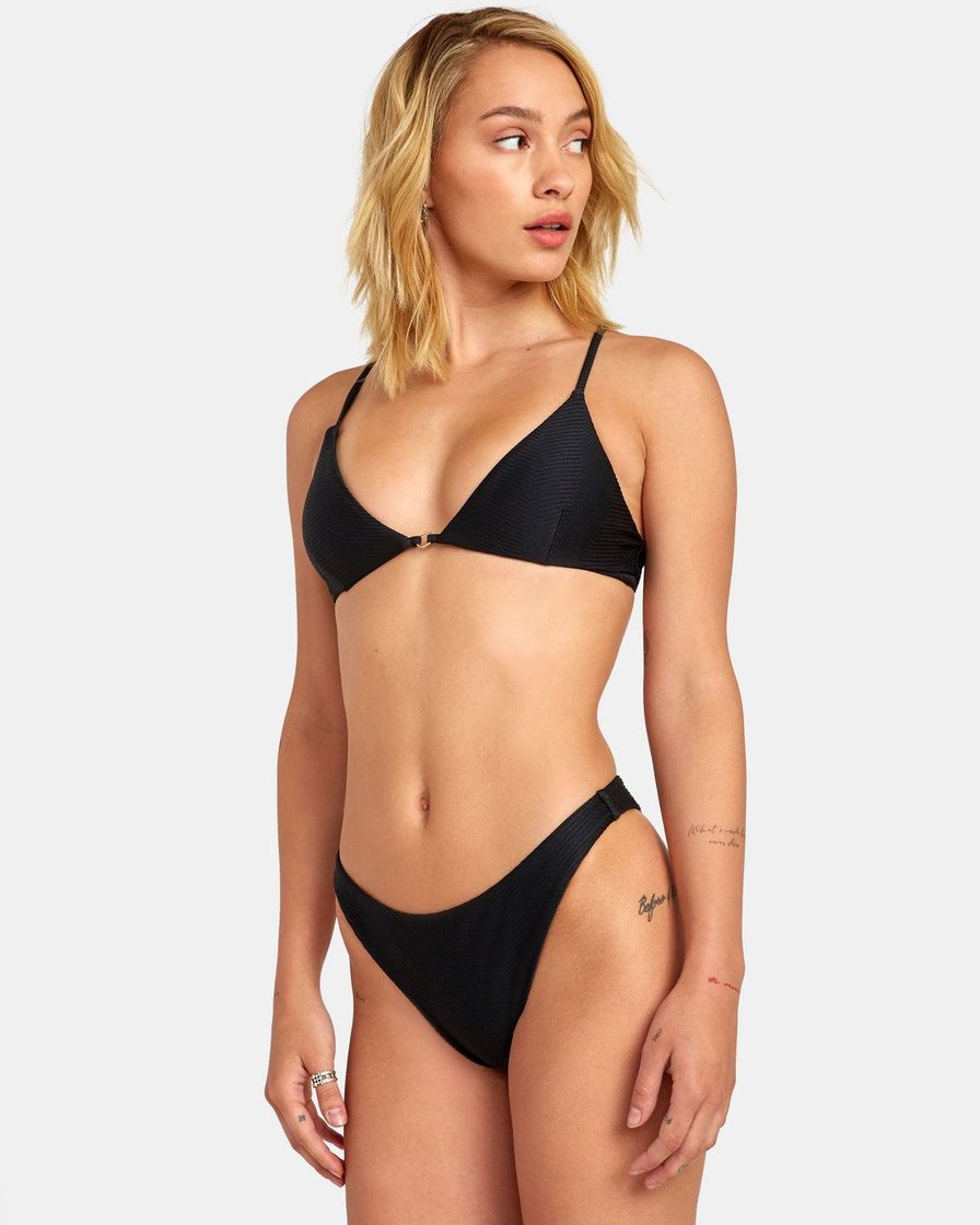 Moda BIKINI TOP RVCA BODEGA BRALETTE BLACK