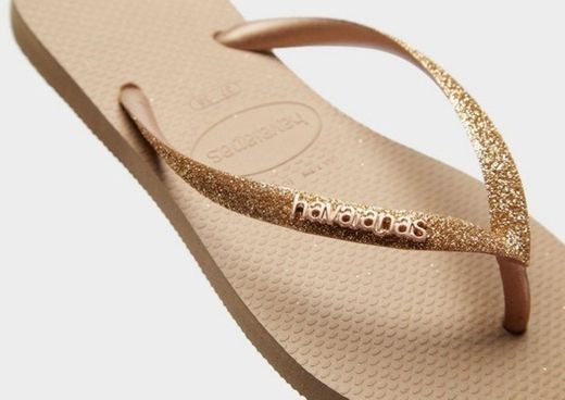 Havaianas Slim Glitter Golden