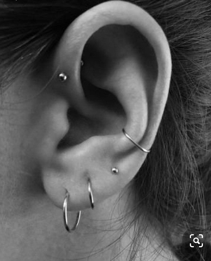 Moda ideias para piercings nas orelhas 