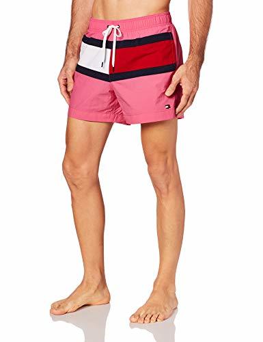 Fashion Tommy Hilfiger Medium Drawstring Pantalones Cortos, Rosa