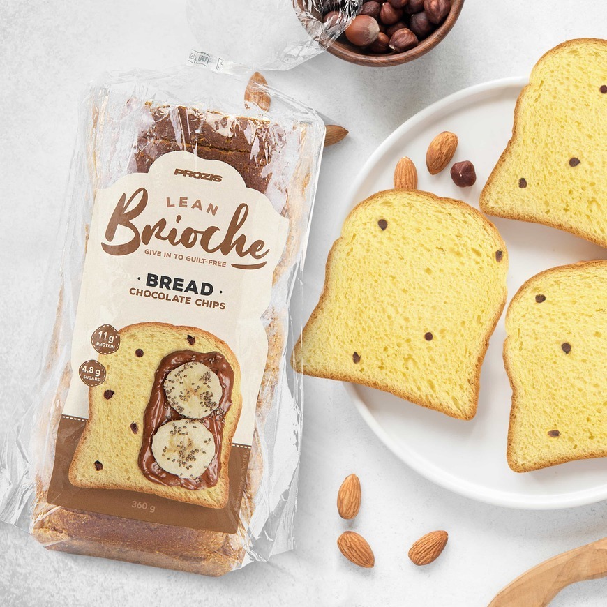 Product Prozis Brioche Chocolate Chip Bread 