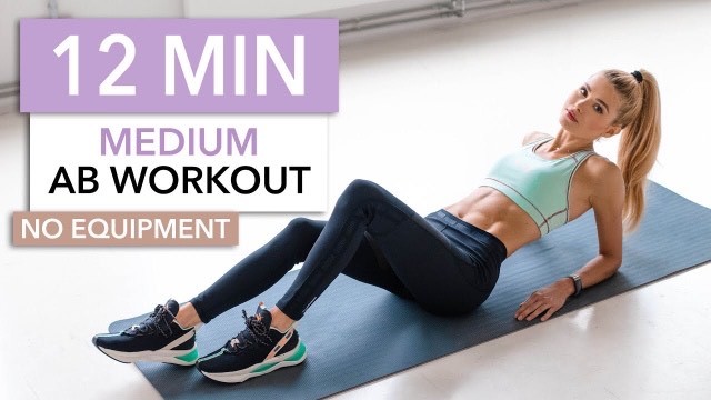 Fashion 12min AB WORKOUT - medium level - Pamela Reif