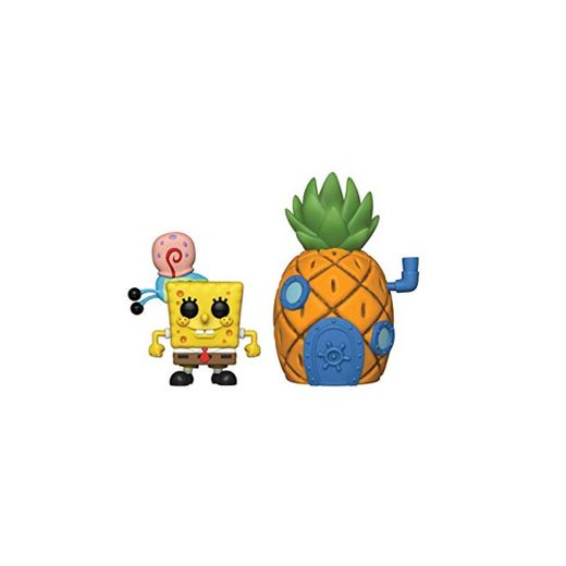 Funko- Pop Vinilo Squarepants S3: Spongebob w/Pineapple Figura Coleccionable,