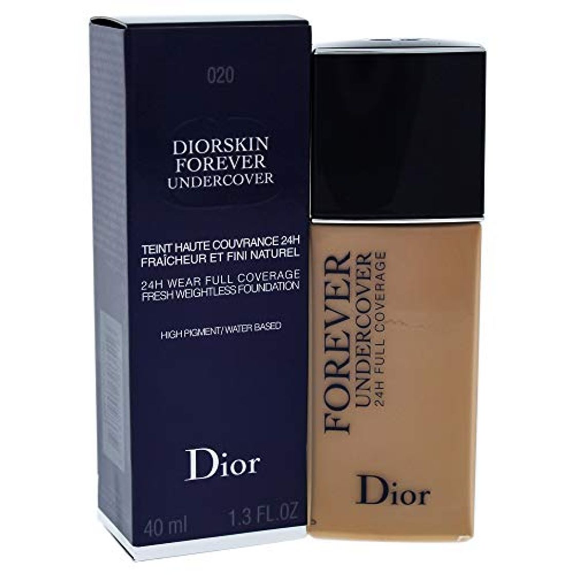 Belleza Dior Diorskin Forever Undercover Foundation 020 Light Beige 40 Ml 1 Unidad