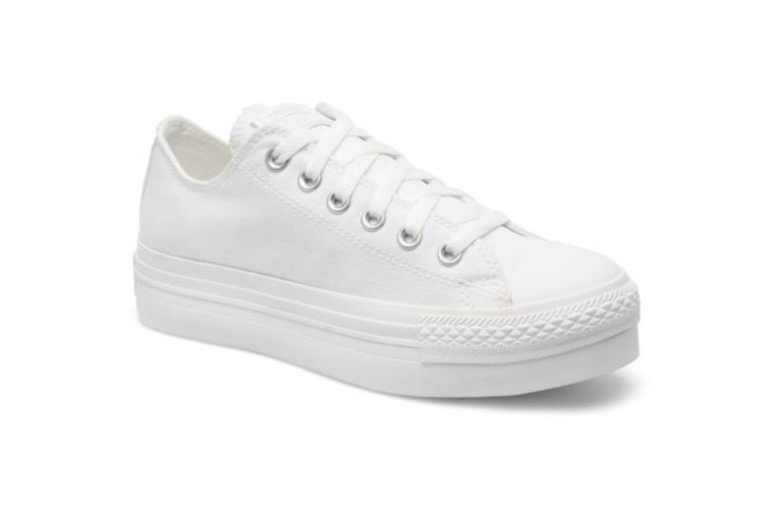 Producto Converse platform all white