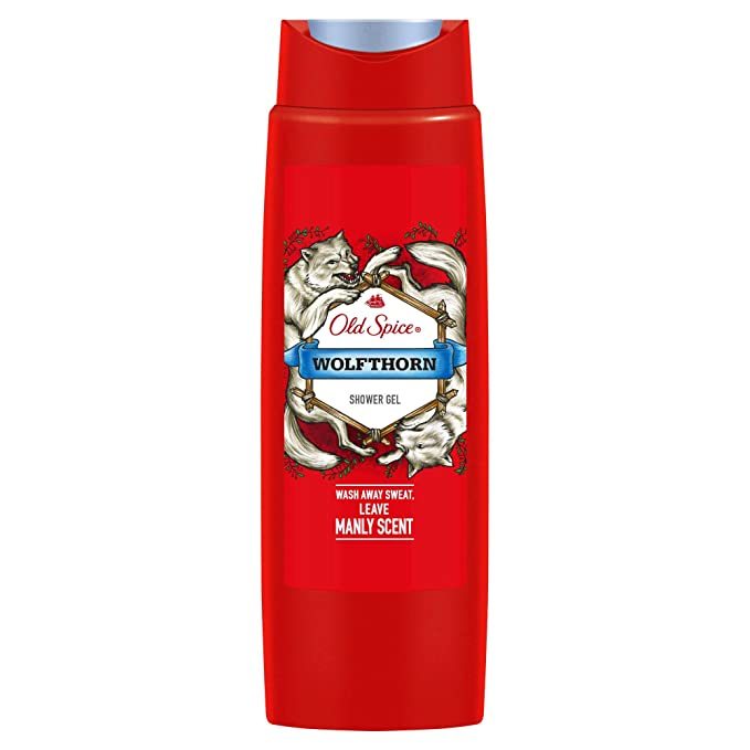 Product Gel de ducha Old Spice Wolfthorn para hombres, 6 unidades