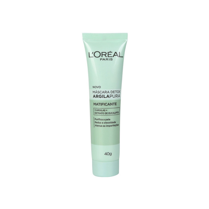 Belleza L'Oreal Paris Dermo Expertise Gel Limpiador Efecto Detox Arcillas Puras Negra