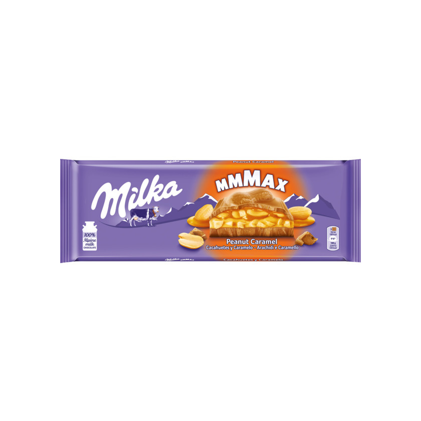 Productos Milka Caramelo e Amendoim