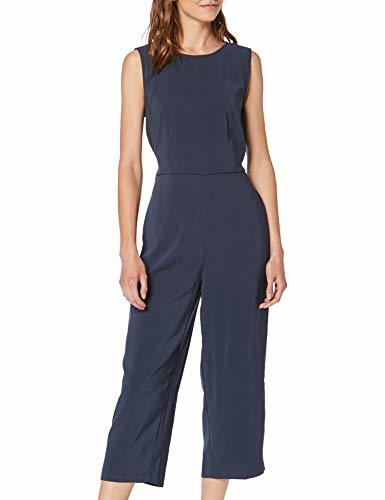 Fashion Vila NOS Vinathalia Rwrx SL Cropped Jumpsuit-Noos Mono, Azul